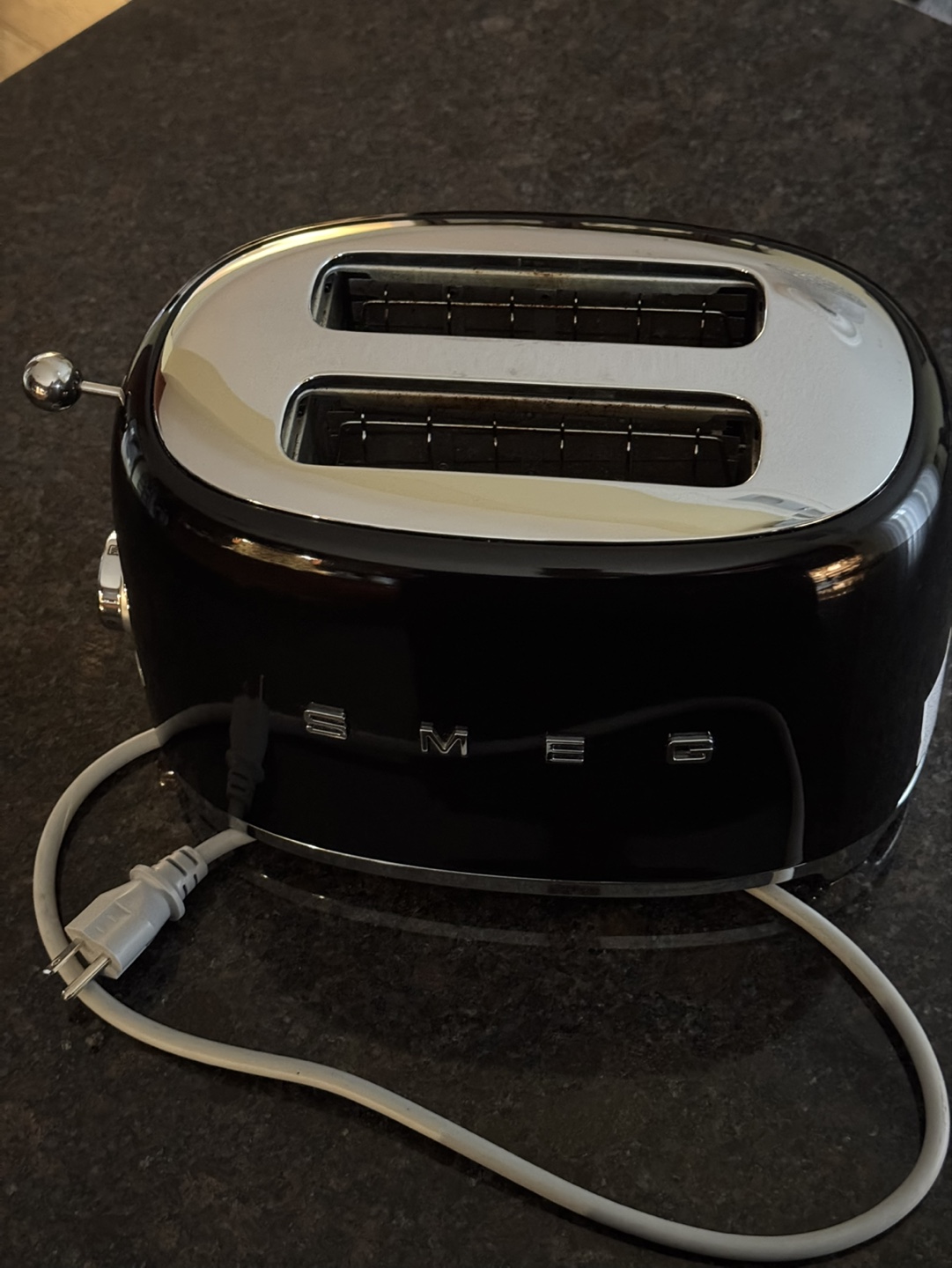 SMEG Two-Slice Toaster - Black