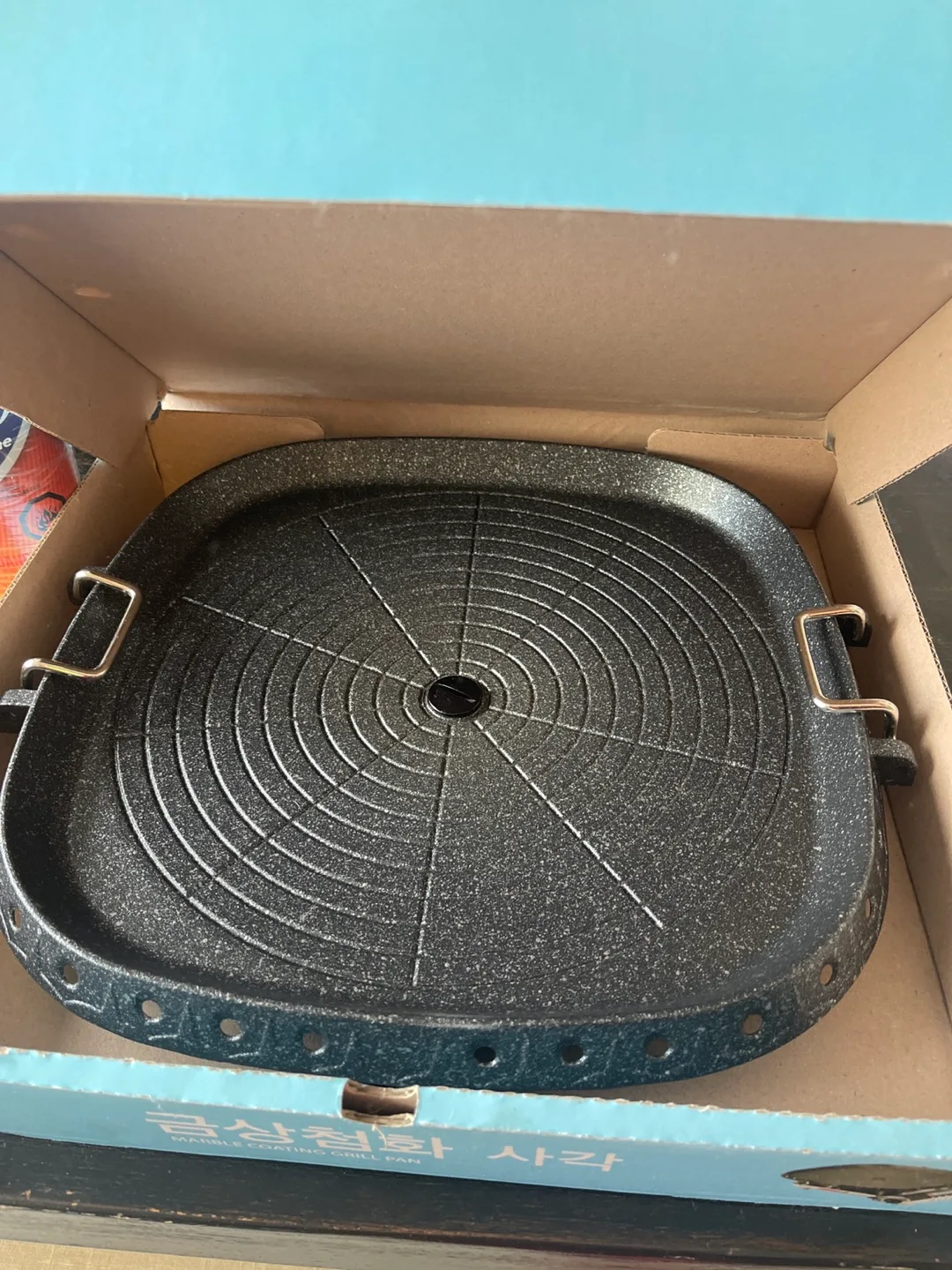 Portable Butane Gas Stove with Marble Grill Pan image indicator(3)