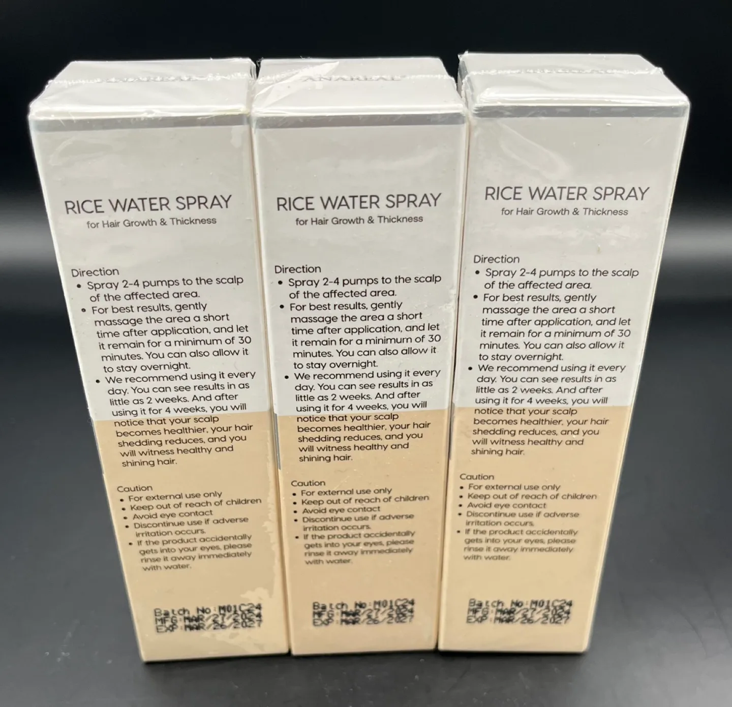 ANAREAL Rice Water Spray Thickening Treatment image indicator(2)