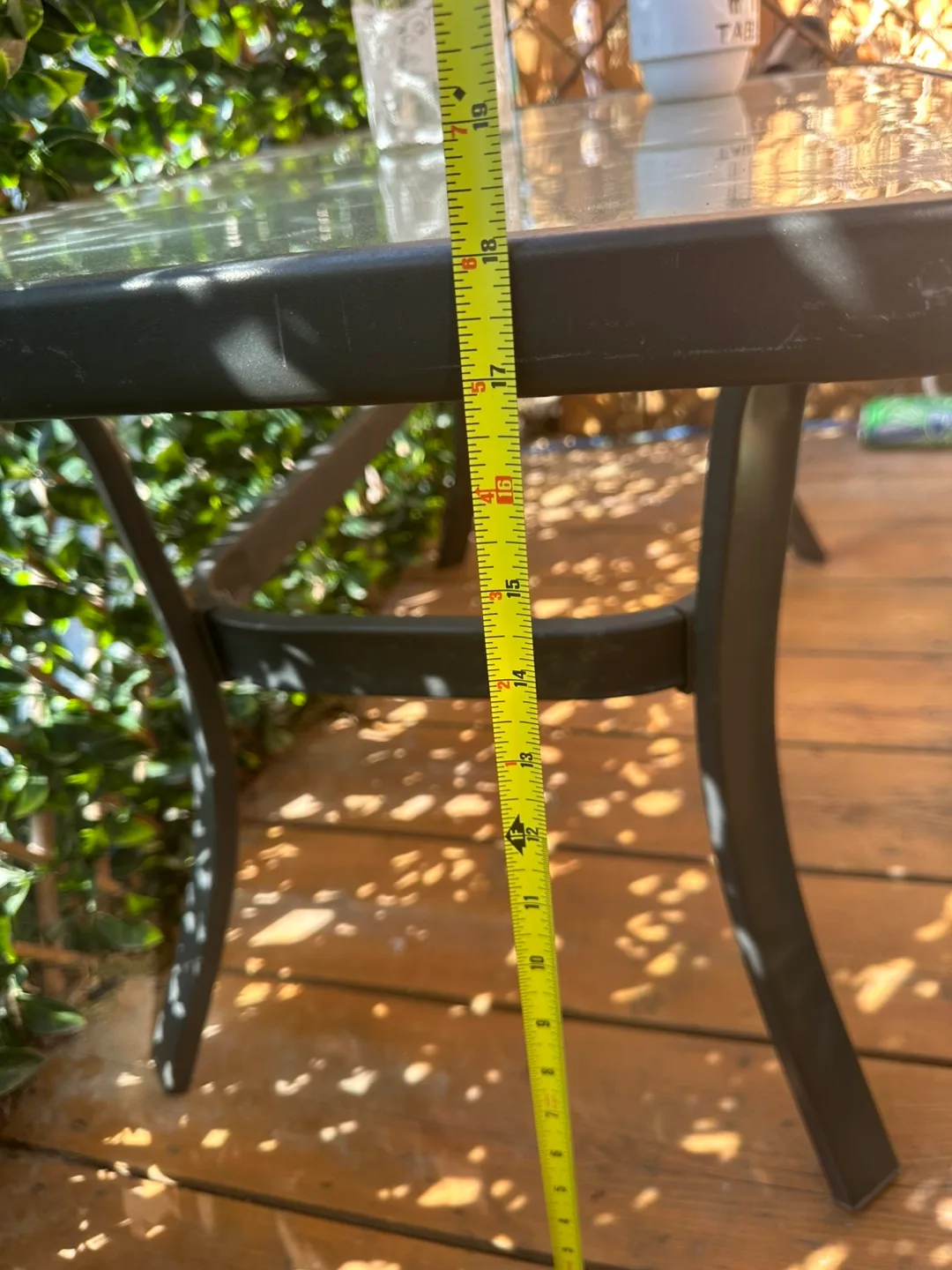 Small Glass Top Patio Table image indicator(3)