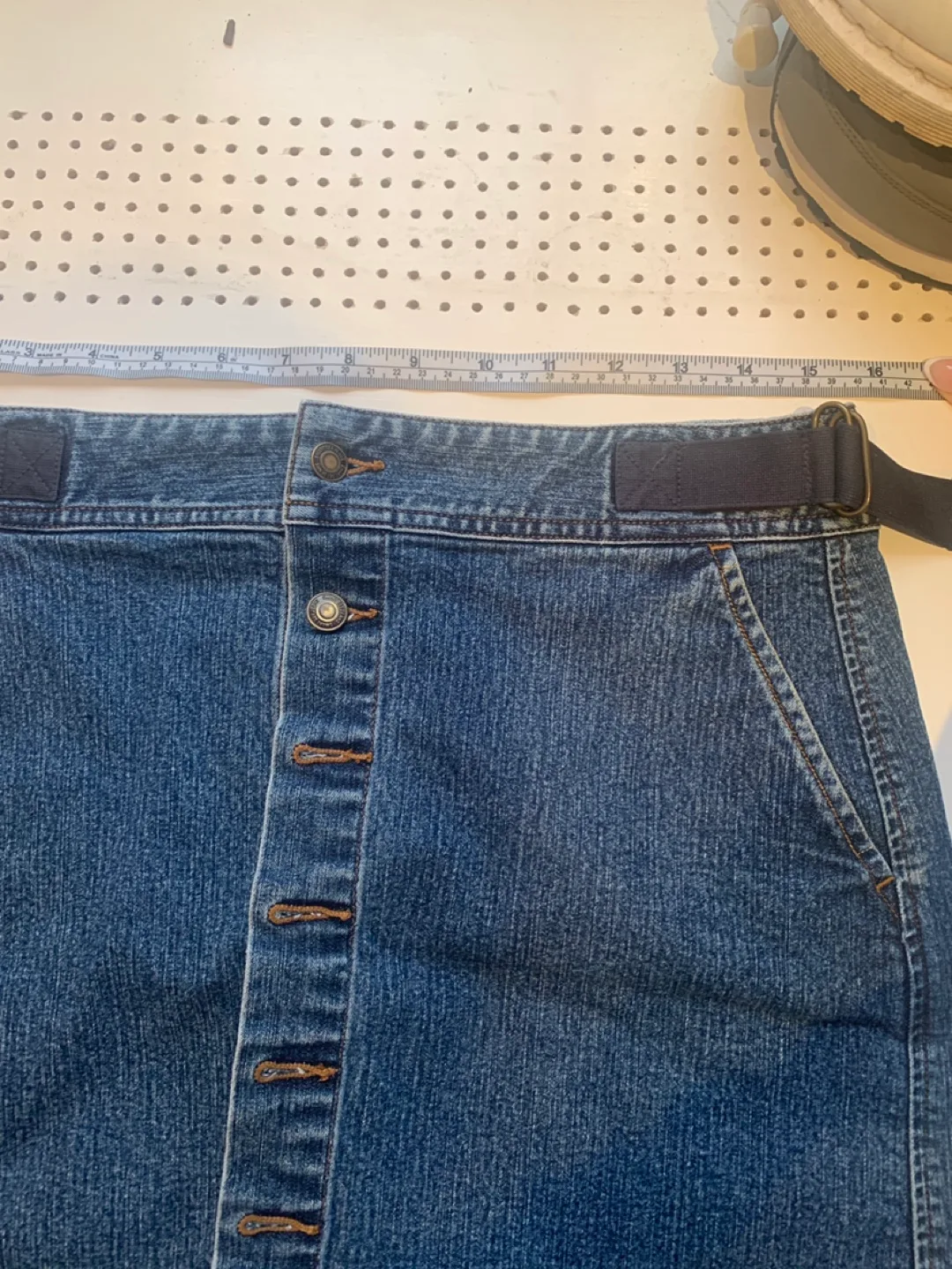3 for 10 Vintage jean mini skirt image indicator(5)