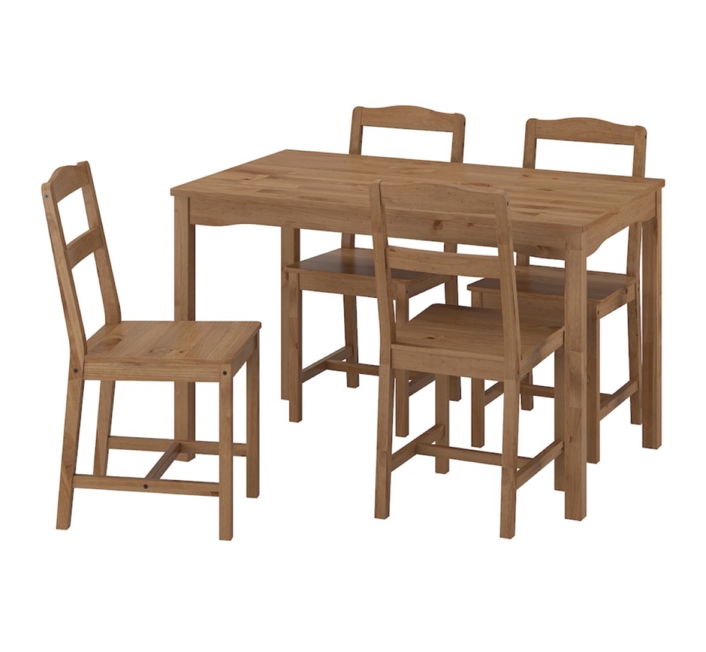 IKEA Ingatorp Dining Table and 4 Chairs Set - photo 2