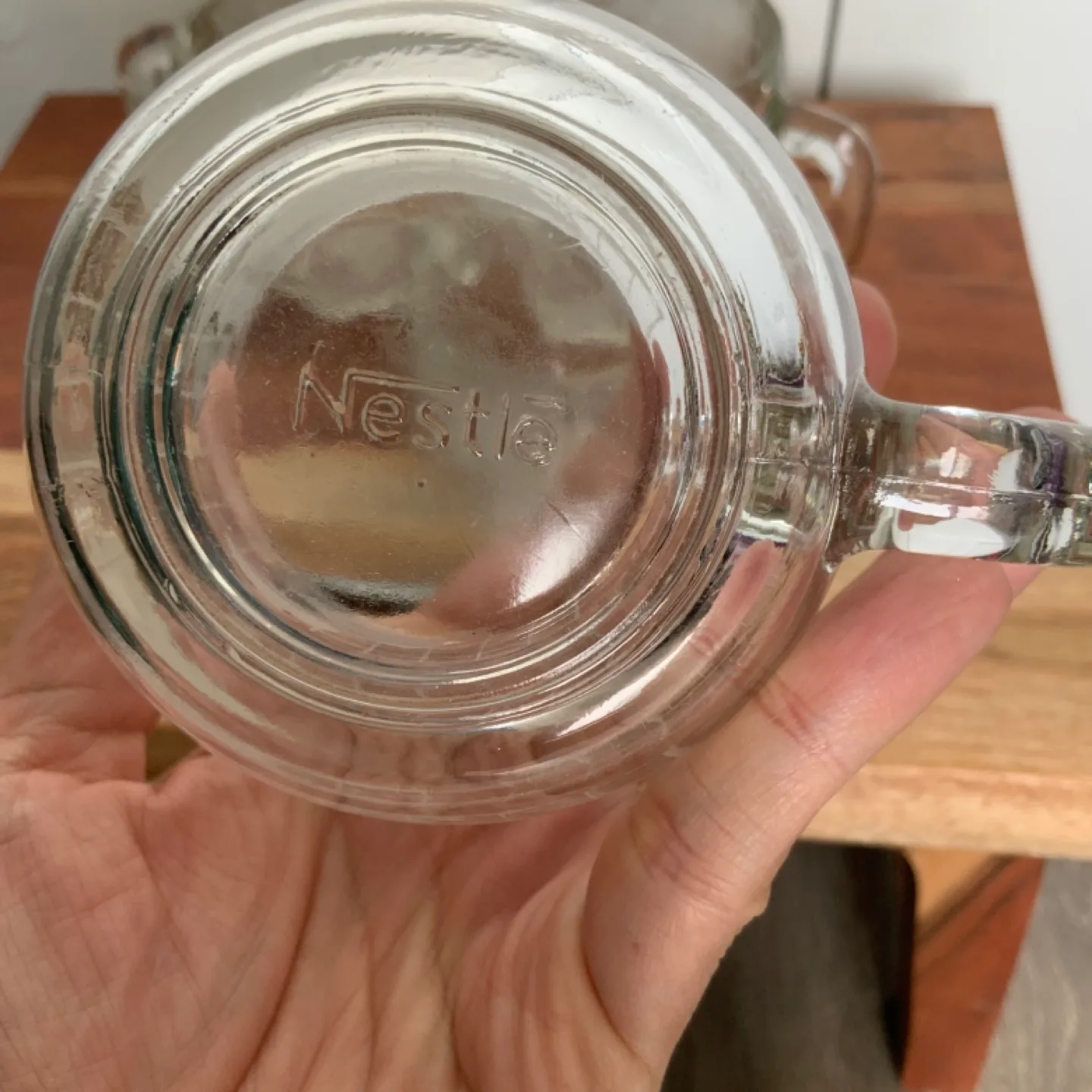 Set of four vintage glass mugs (Nestle) image indicator(2)