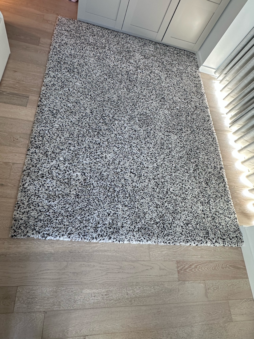 Modern Shag Rug - Black and White - photo 2