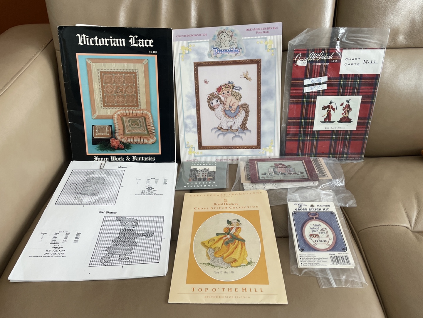 Cross Stitch Patterns and Kits Bundle