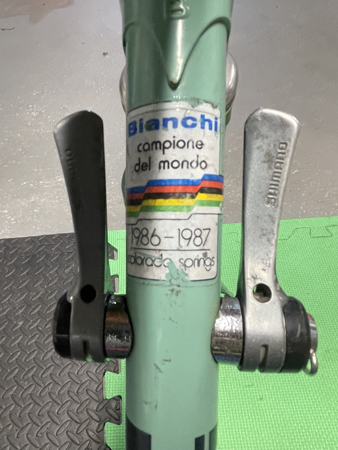 Vintage Bianchi Road Bike Frame - photo 5