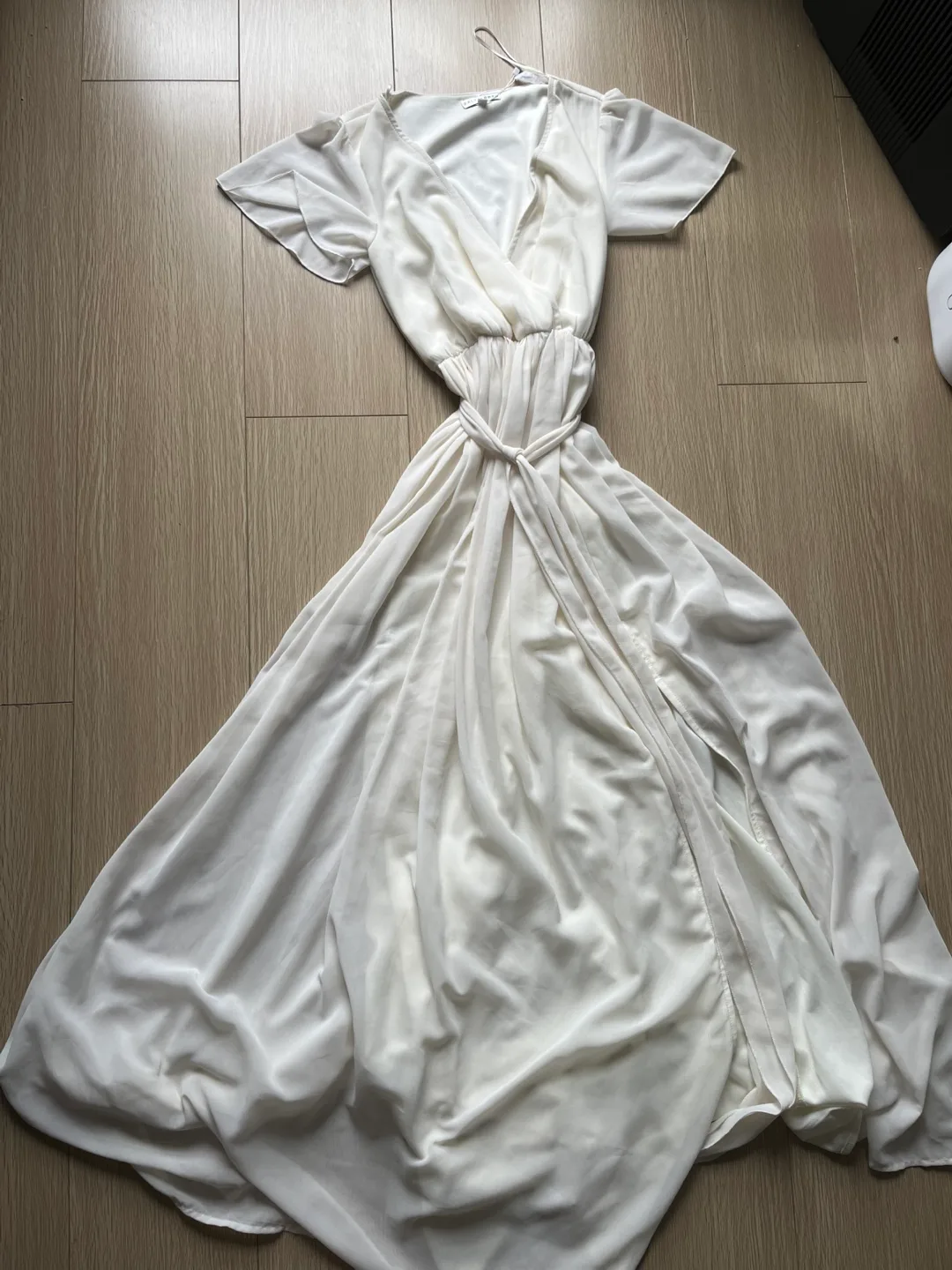 Baltic Born White Maxi Dress - Size XS thumbnail