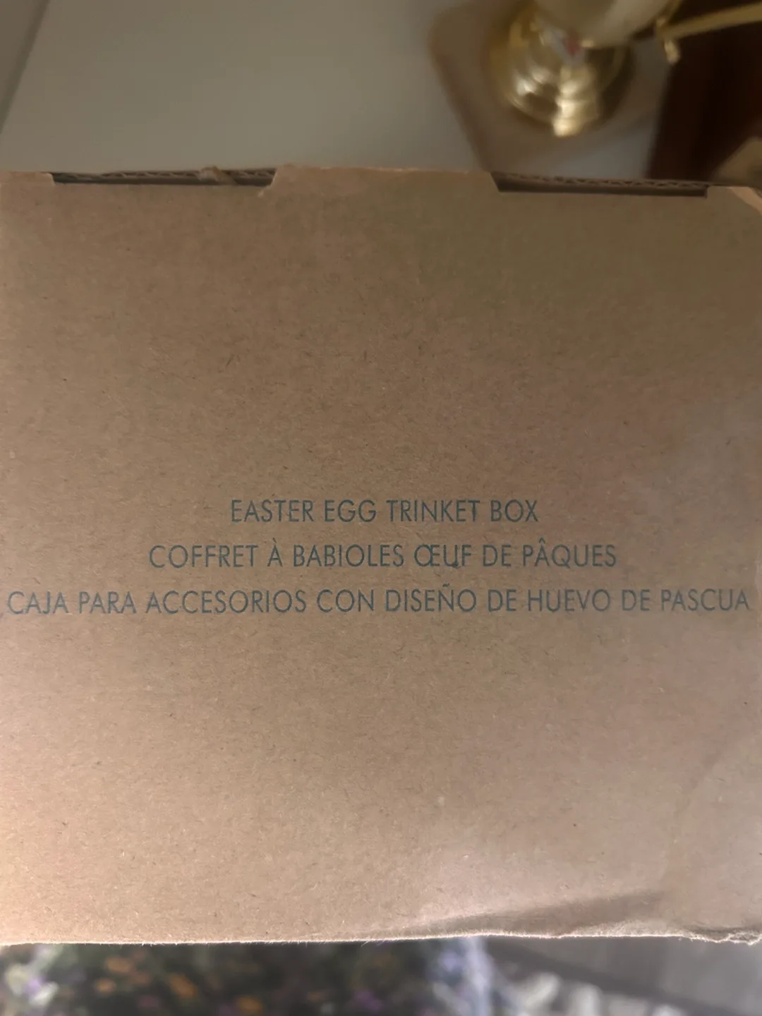 Gold and Green Easter Egg Trinket Box💚 image indicator(2)