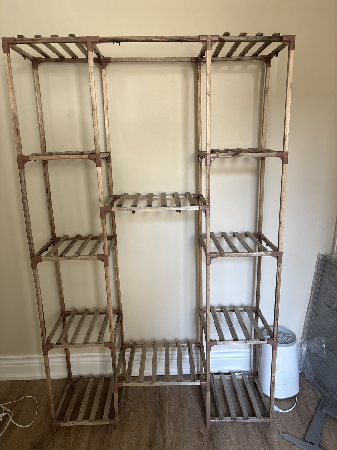 Wooden Closet Organizer