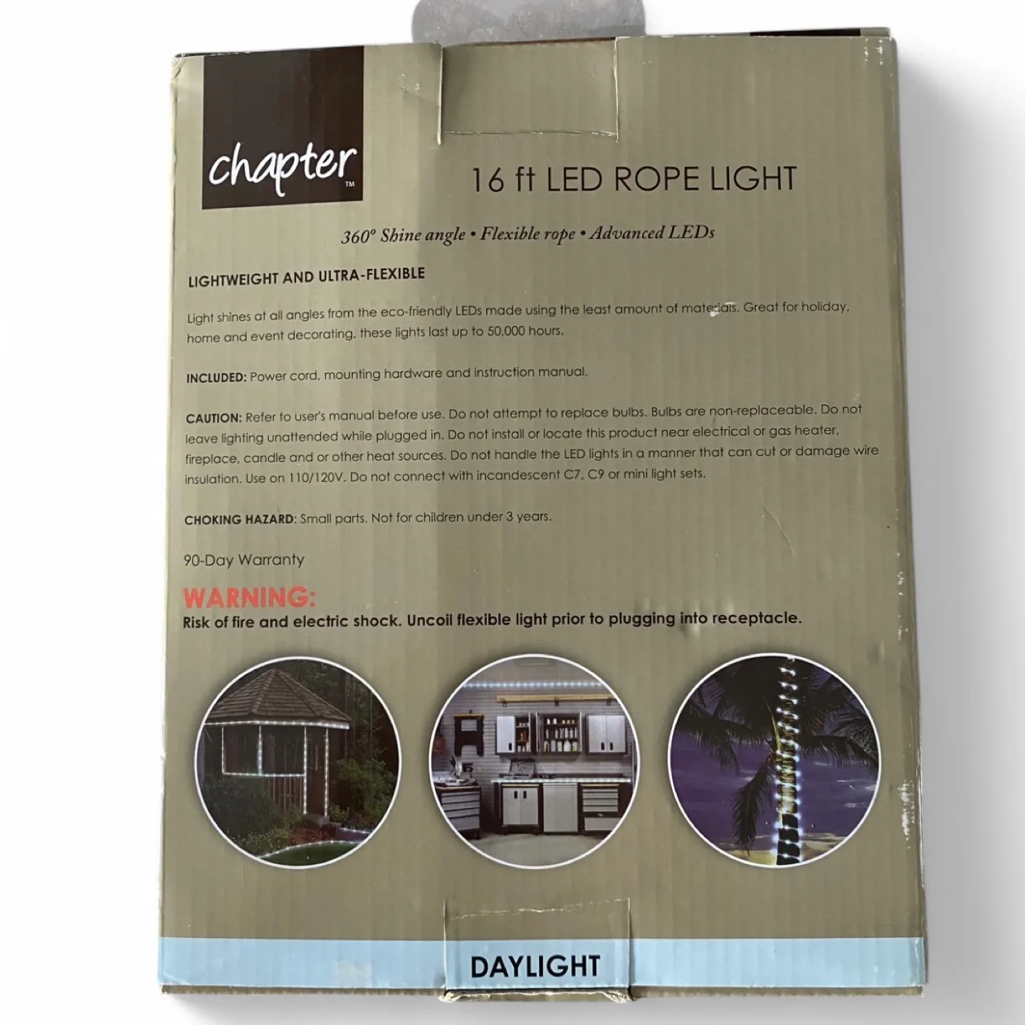 Chapter 16ft 360 degree Shine Angle LED Rope Light 💡 image indicator(2)