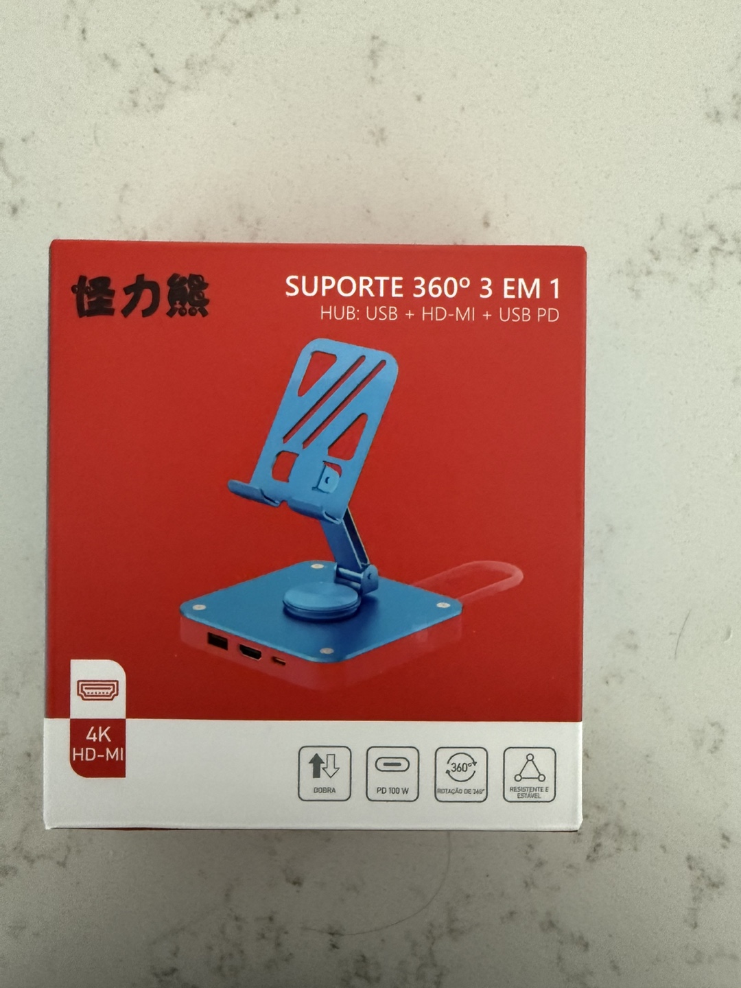 Nintendo Switch 360° Rotatable Stand with Hub