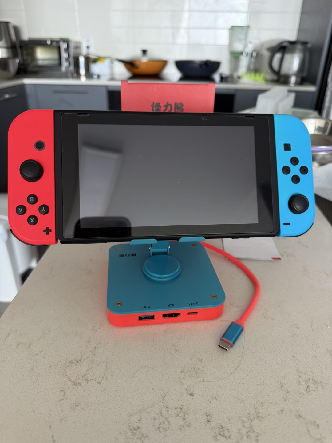 Nintendo Switch 360° Rotatable Stand with Hub - photo 5