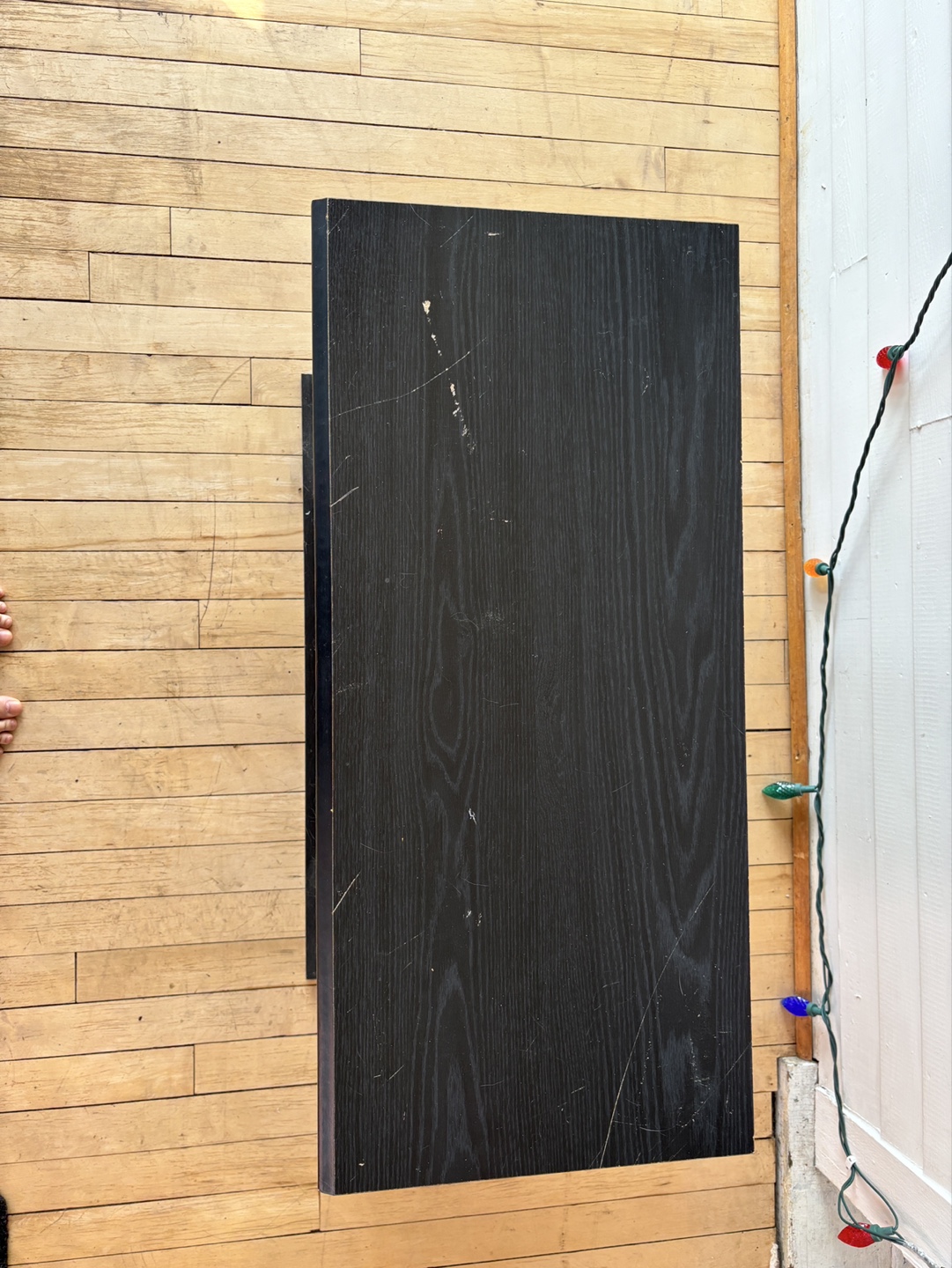 Black Wooden Media Console