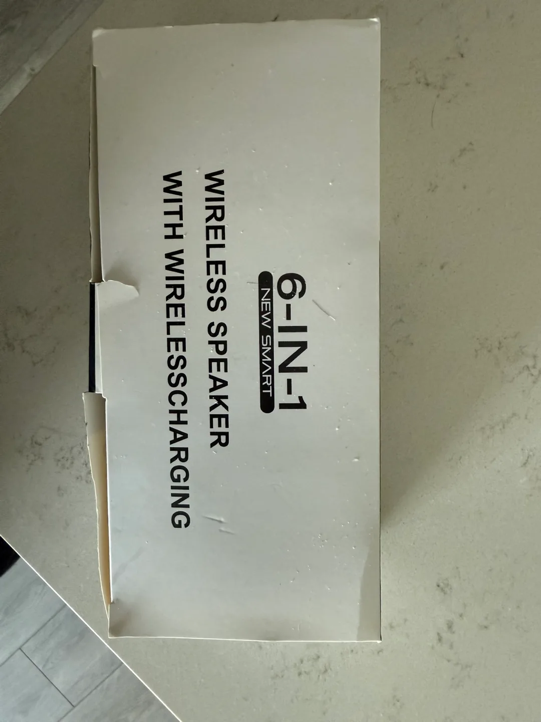 6-in-1 Wireless Speaker with Wireless Charging - Grey image indicator(2)