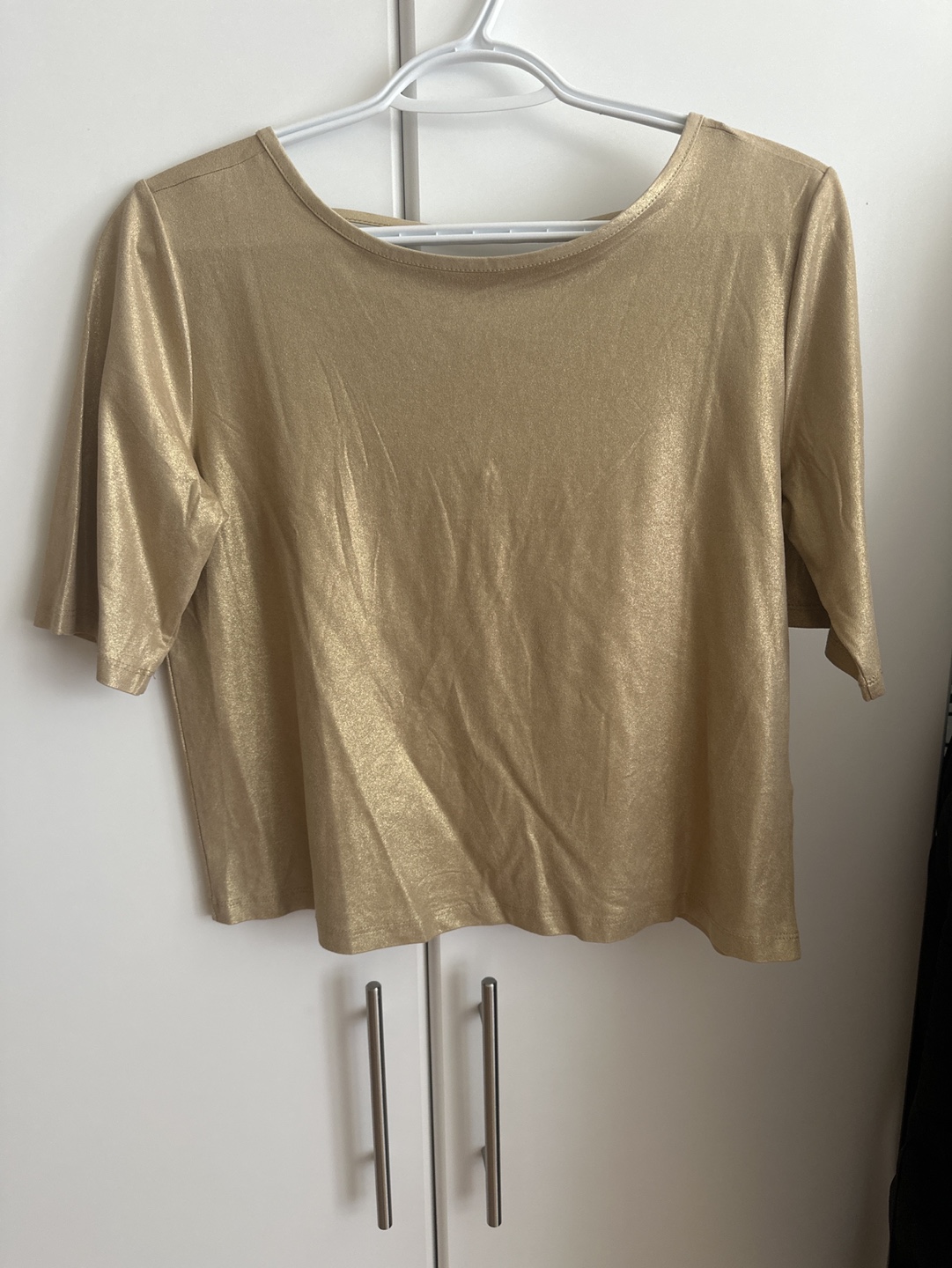 Gold Ale by KOTON Metallic Top - Size M