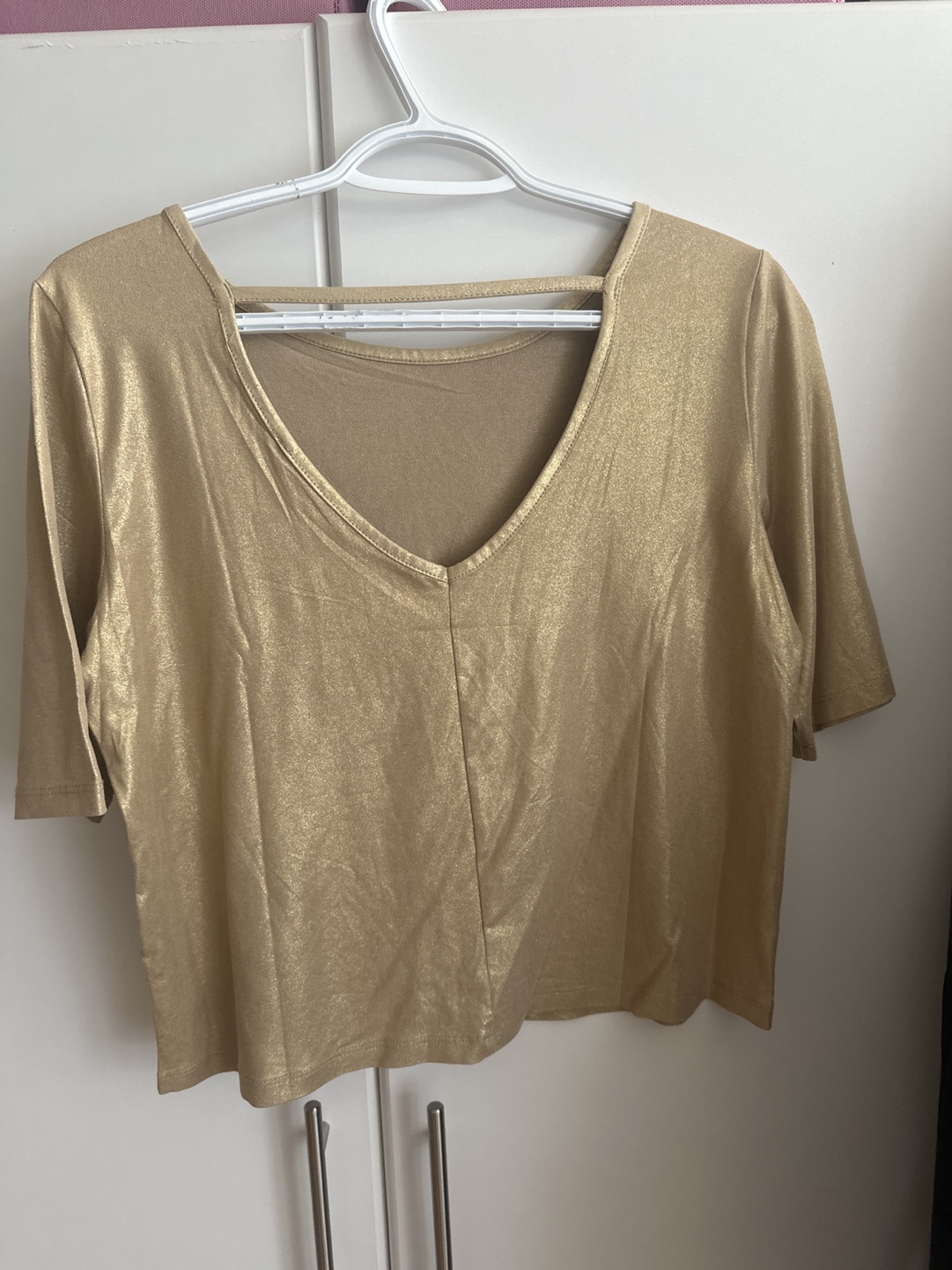 Gold Ale by KOTON Metallic Top - Size M - photo 2