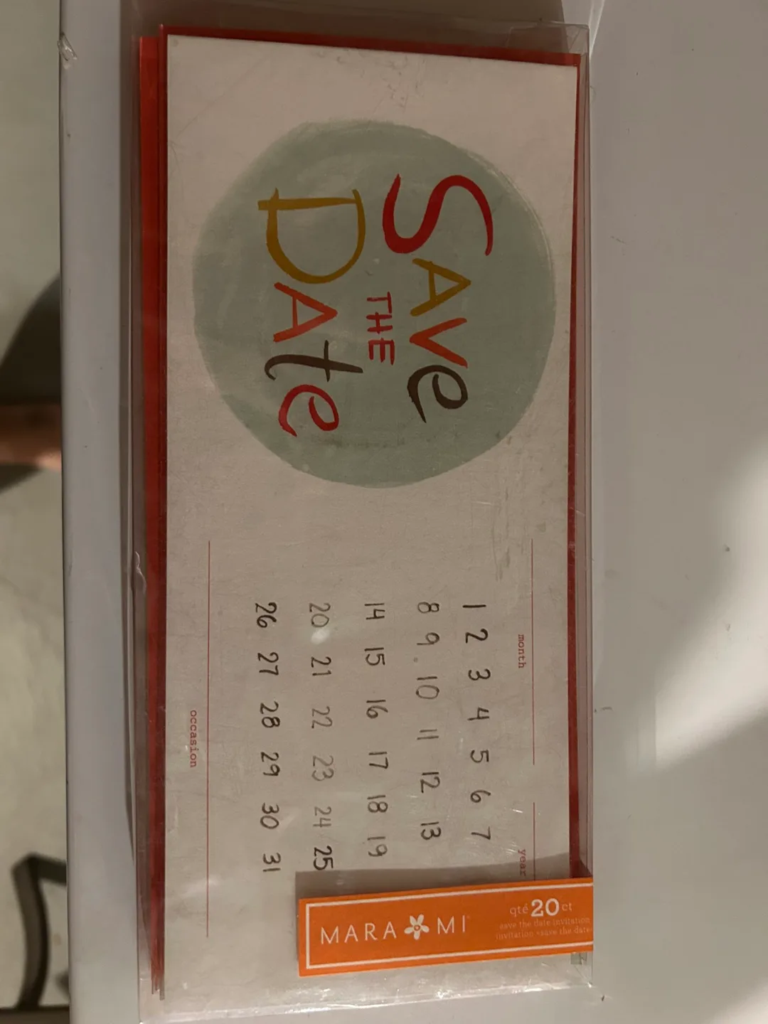 Mara Mi Save the Date Cards thumbnail