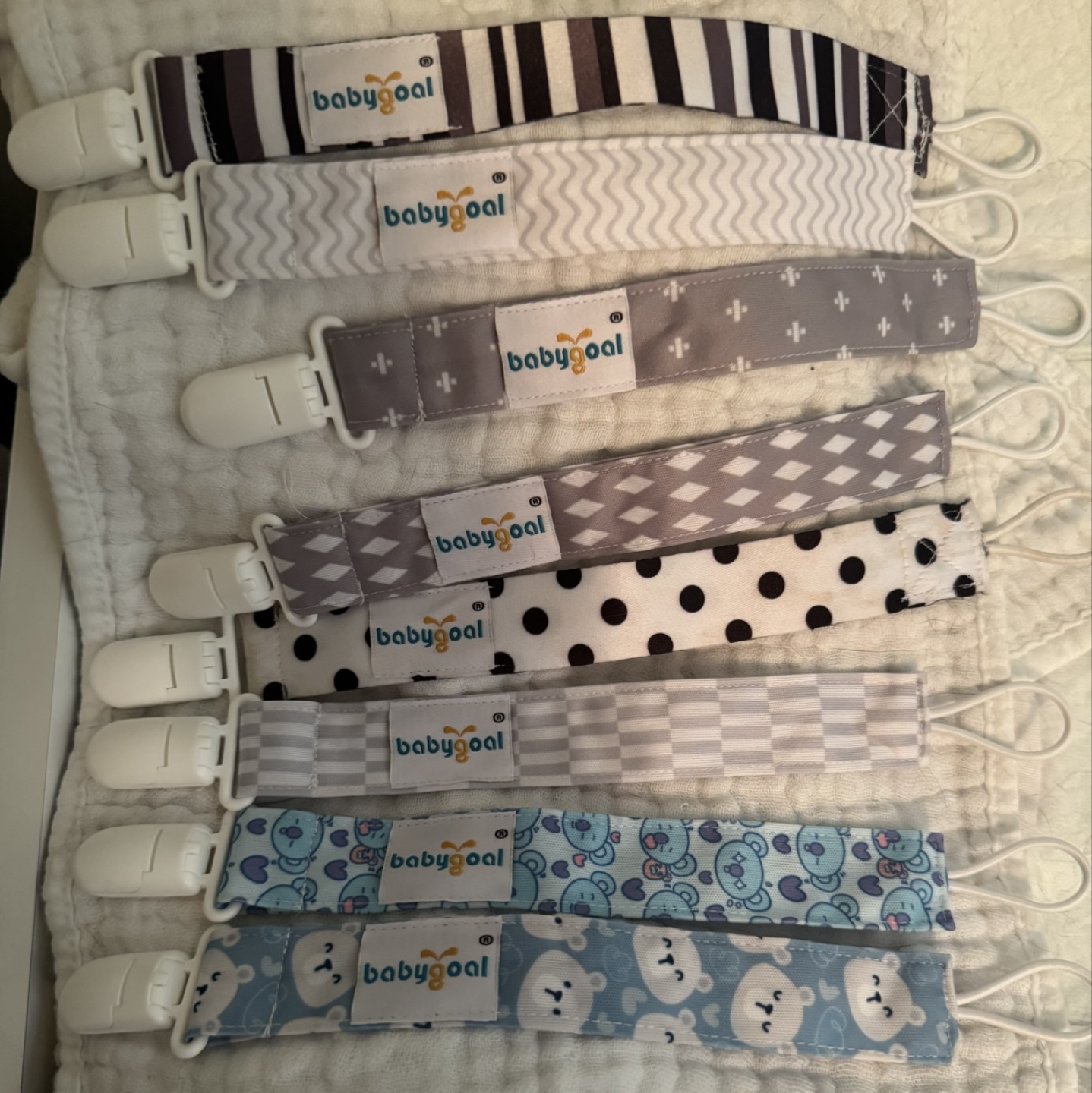 💚Babygoal pacifier clips bundle of 8