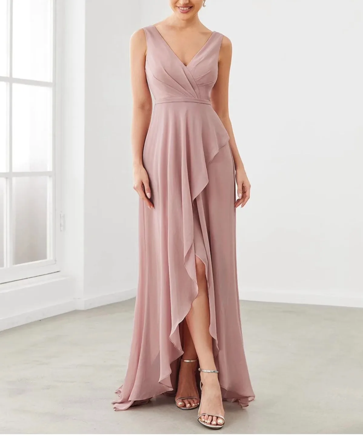 Prom, Wedding, Party, Bridesmaid Dress | Pink image indicator(4)