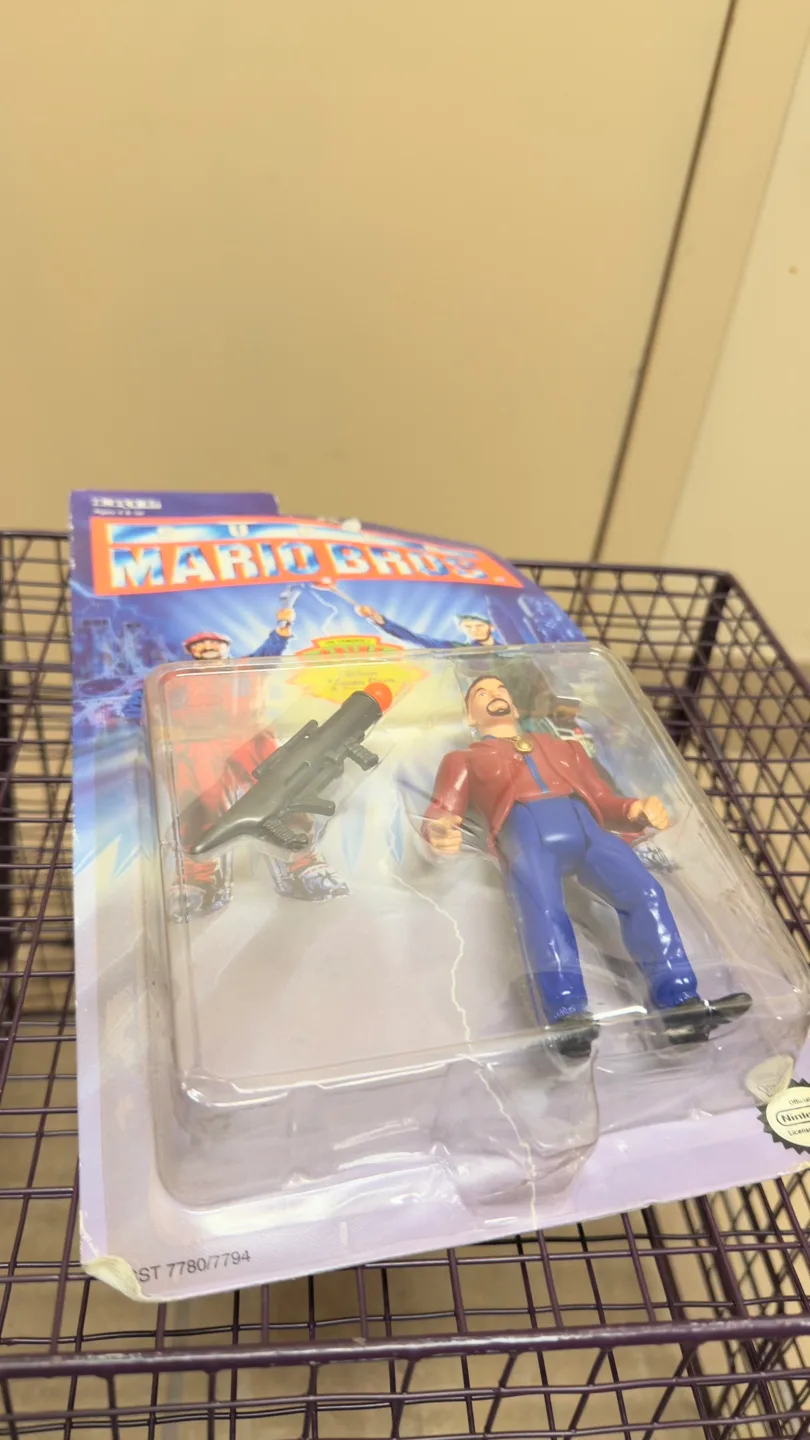 Vintage Super Mario Bros. Spike Action Figure image indicator(2)