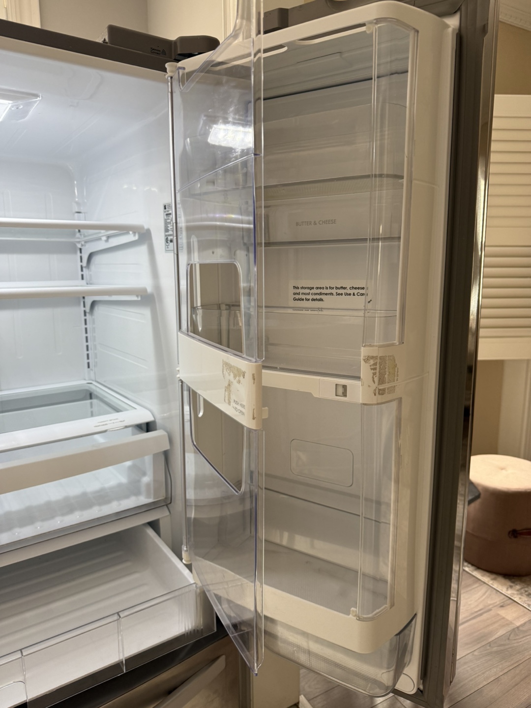Stainless Steel French Door Refrigerator - Good Condition - photo 5