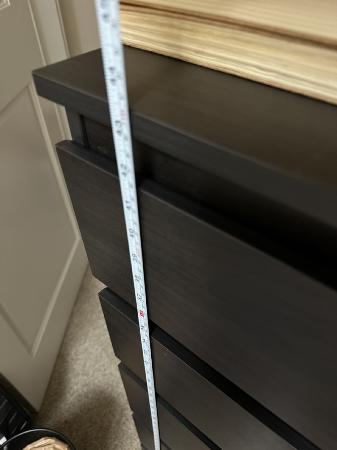 IKEA MALM Five-Drawer Chest - Dark Brown - photo 5