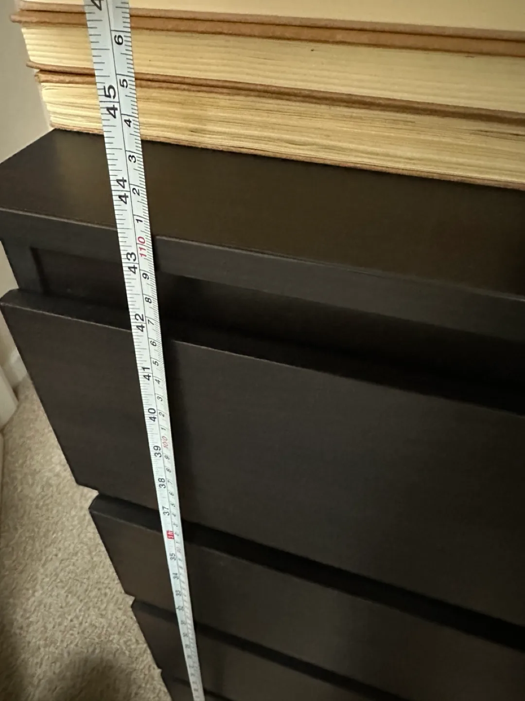 IKEA MALM Five-Drawer Chest - Dark Brown image indicator(6)