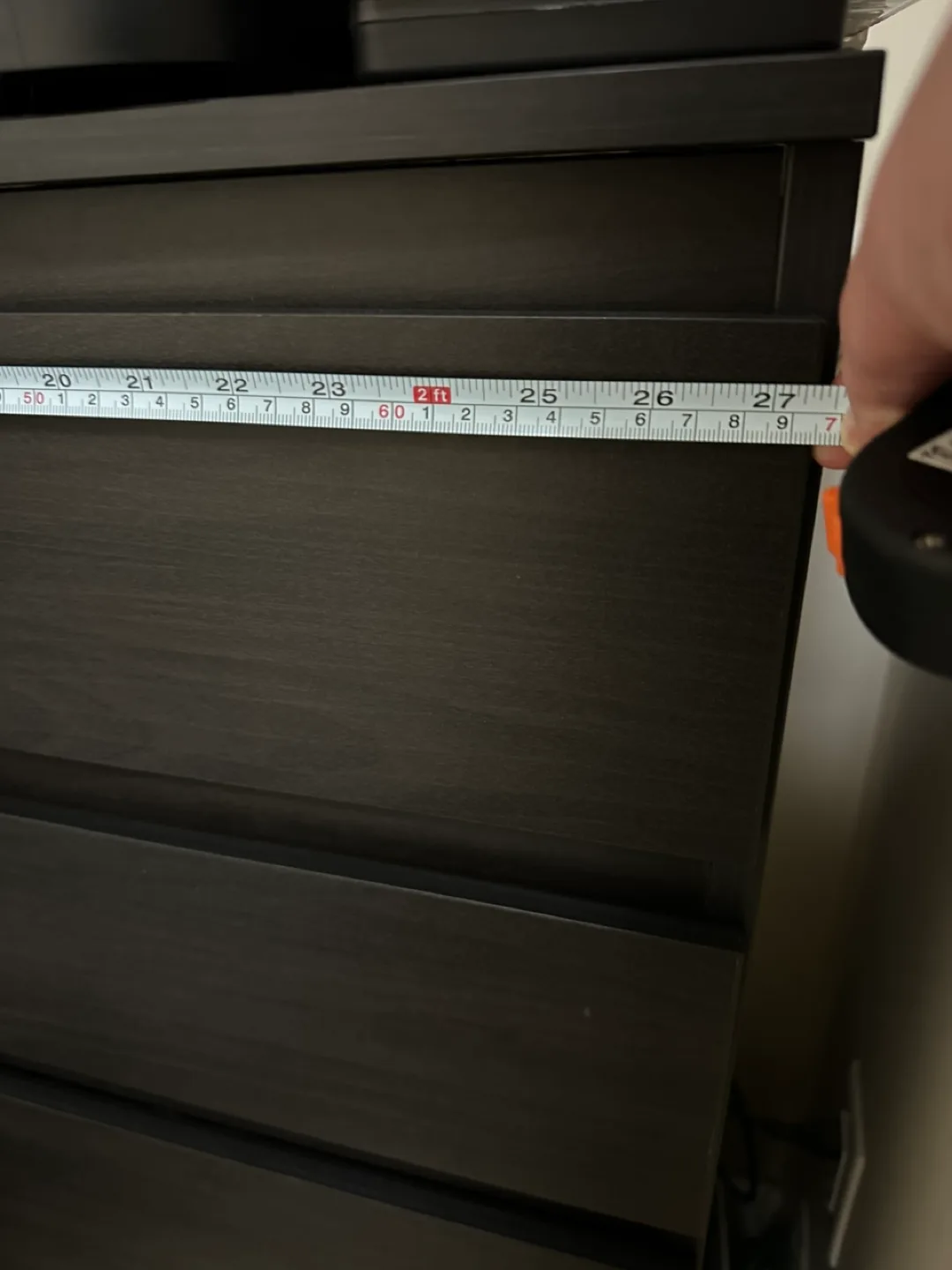 IKEA MALM Five-Drawer Chest - Dark Brown image indicator(4)