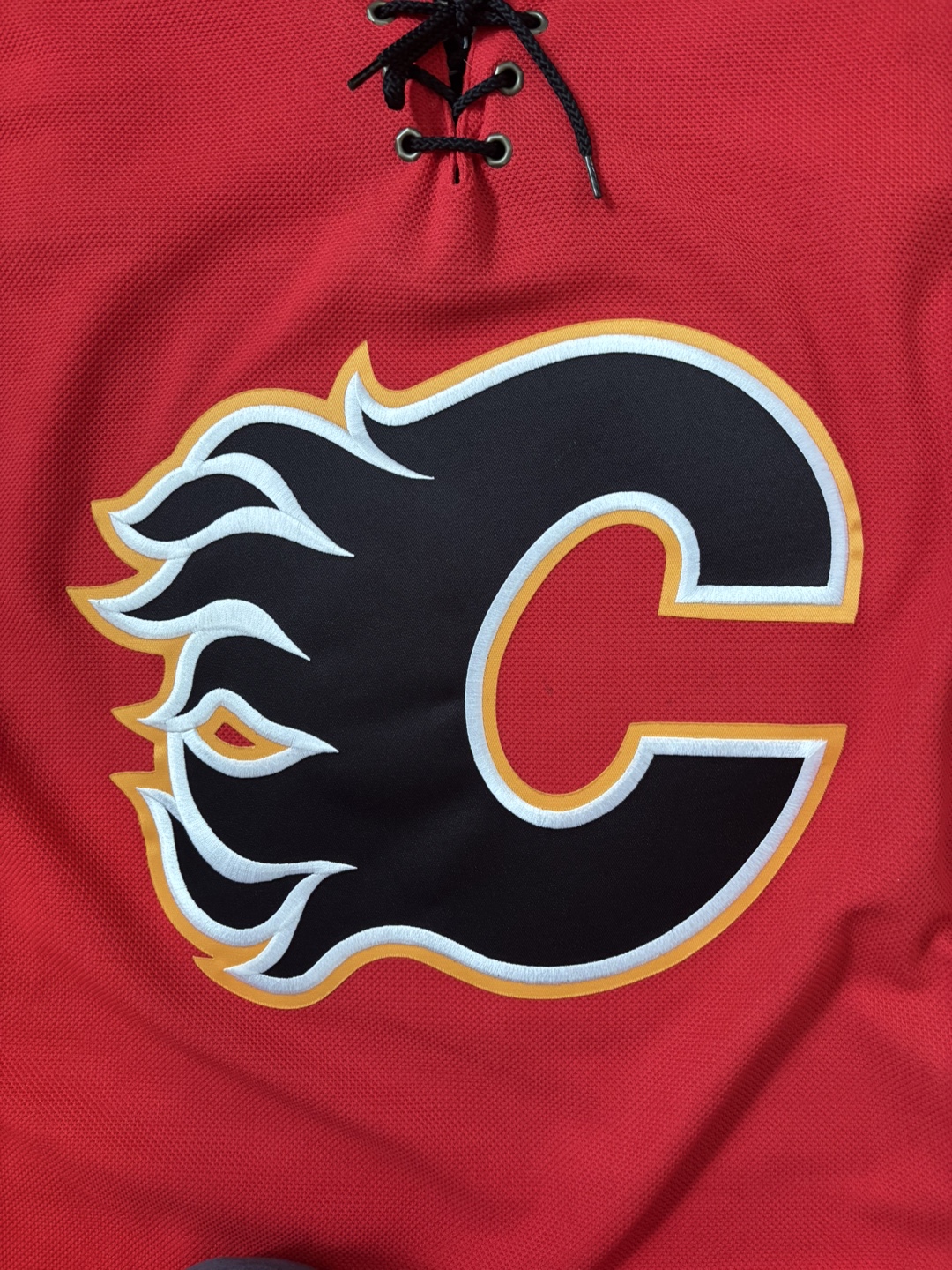 Dion Phaneuf #3 Autographed Calgary Flames Jersey-Size XL - photo 3