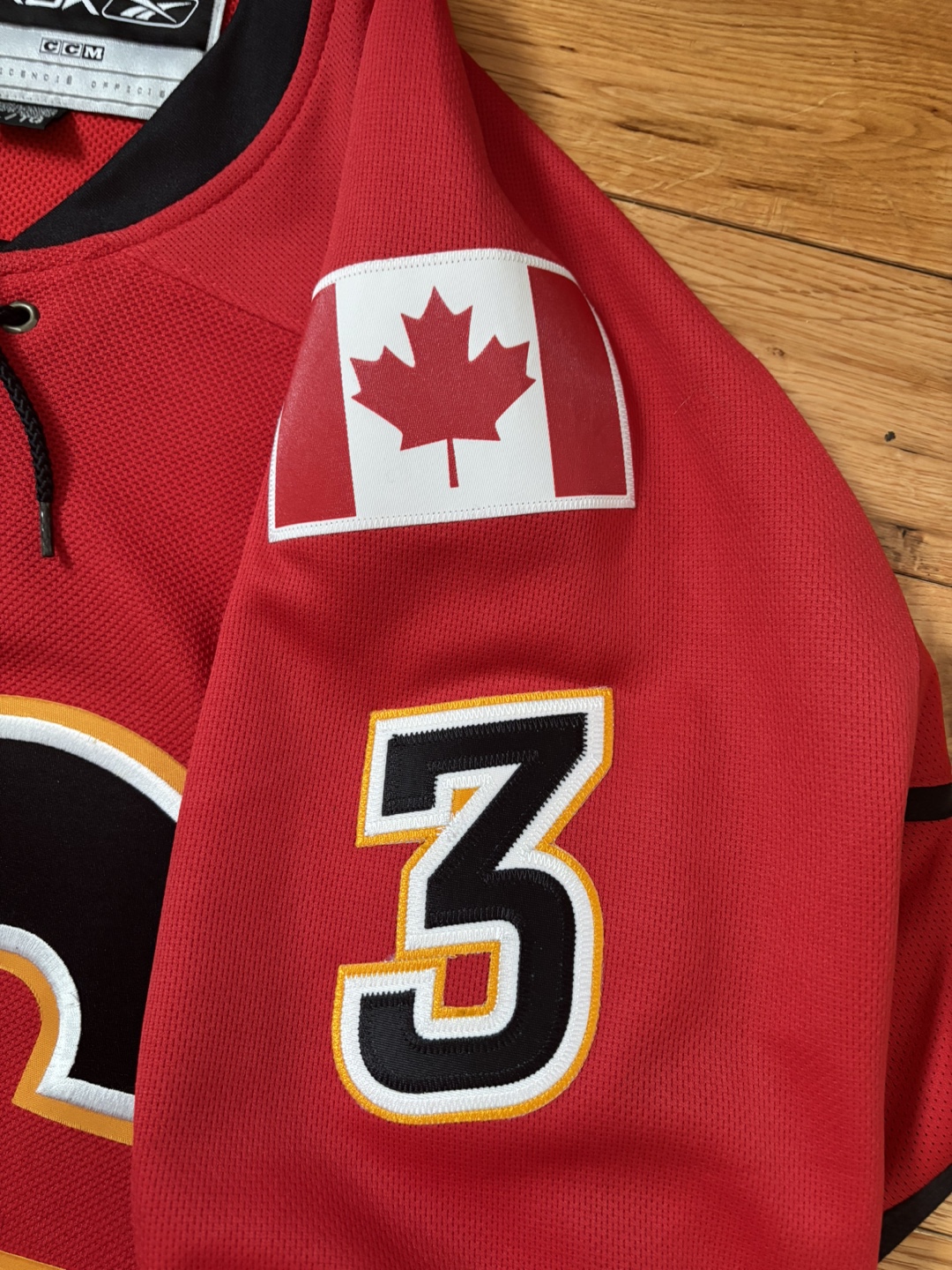 Dion Phaneuf #3 Autographed Calgary Flames Jersey-Size XL - photo 5