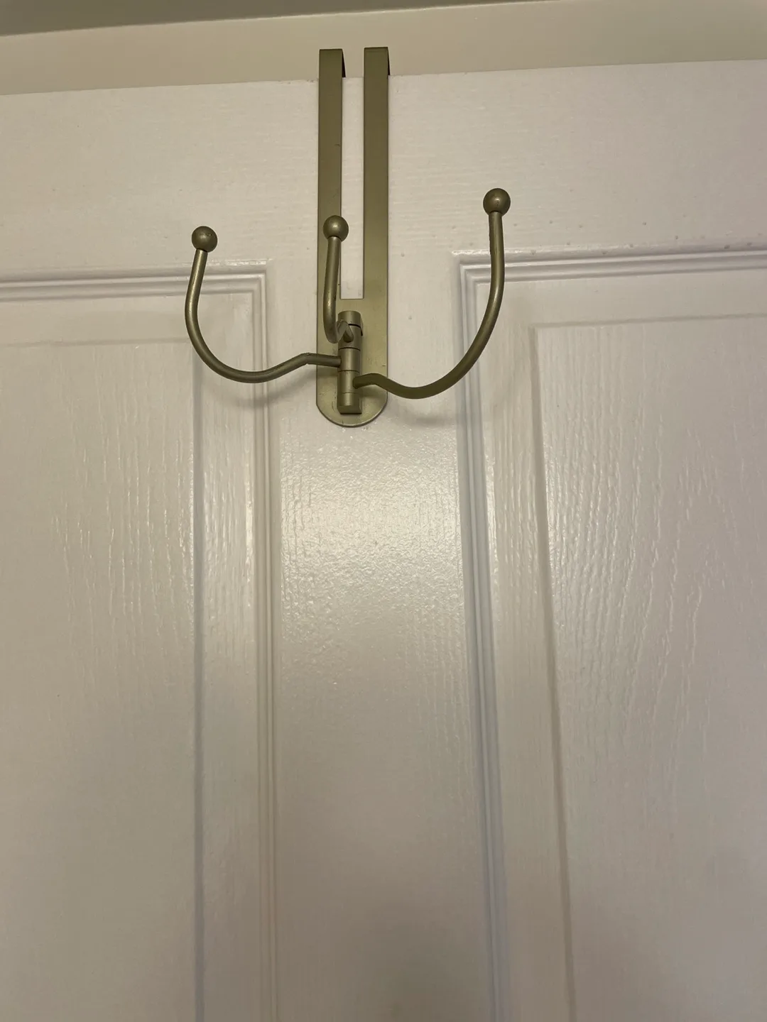 Over-the-door hook, 3 hooks, gold thumbnail