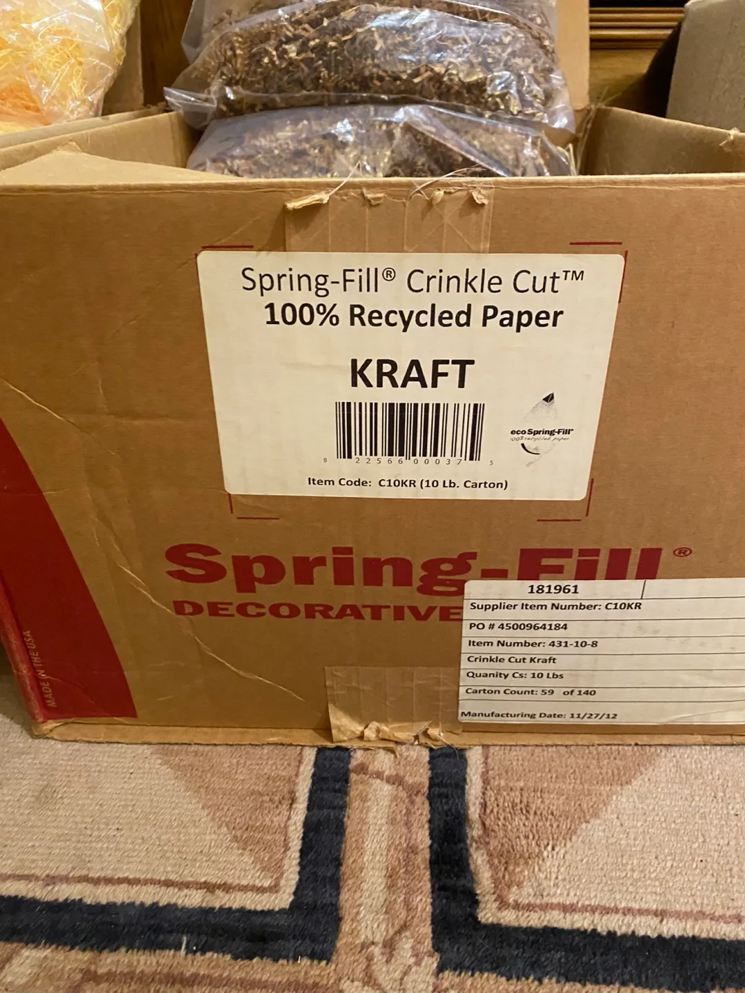 Gift basket fill Bulk Shredded Packing Paper - Various Colors image indicator(9)