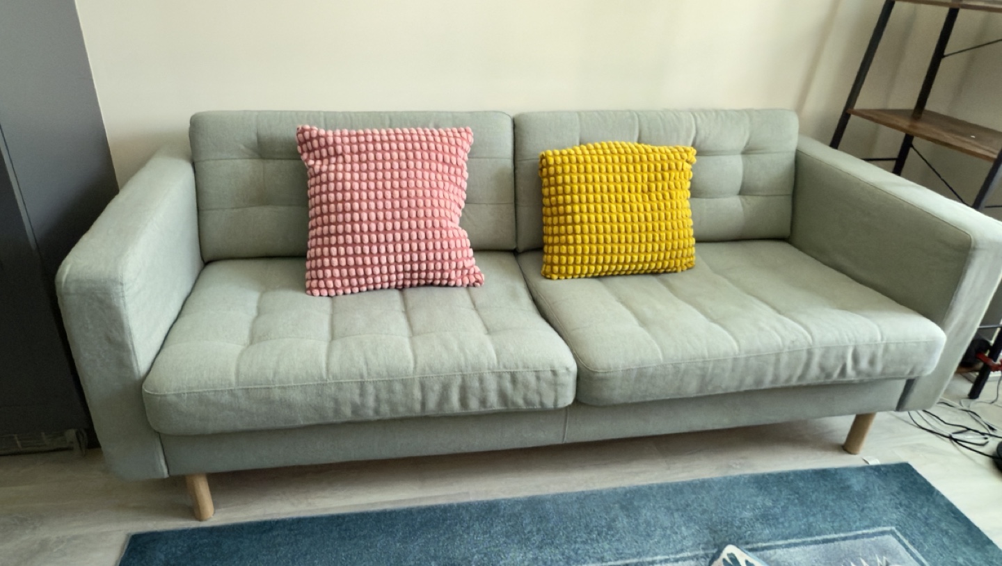 Moving Sale Mid-Century Modern Sofa - Light Green - photo 2