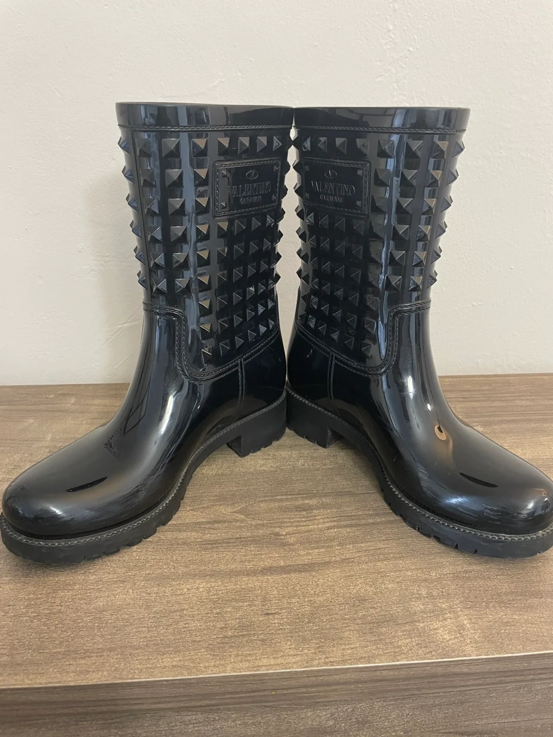 Valentino Garavani Studded Rain Boots 36 image indicator(3)