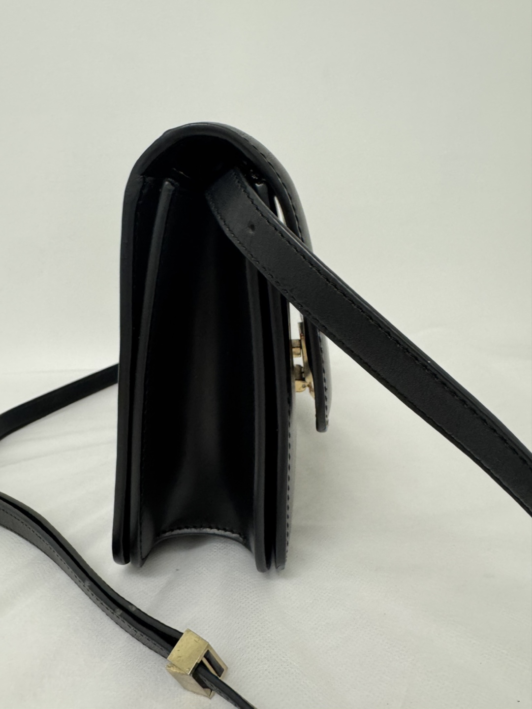 Black Leather Crossbody Bag - photo 3