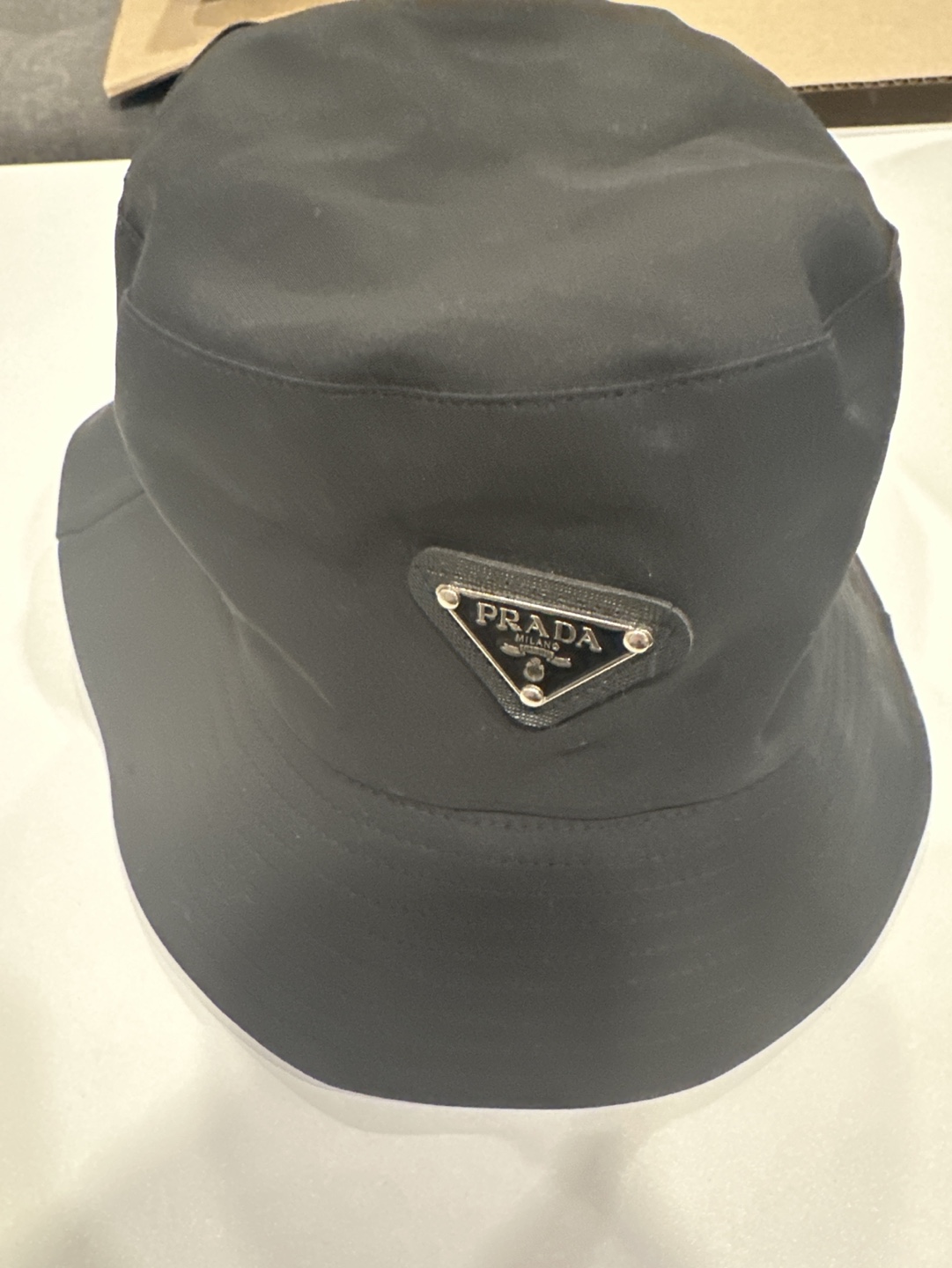 Prada Black Bucket Hat