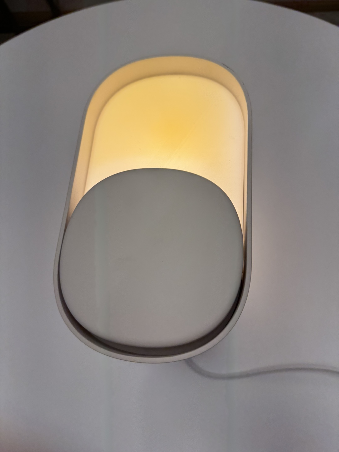 Gantry Portable Table Lamp, Light Gray - photo 2