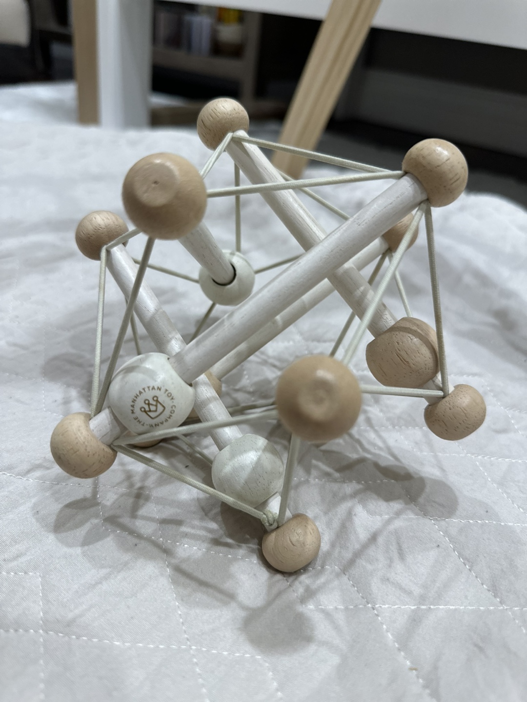 Wooden Baby Gym Playset with Toys - photo 4