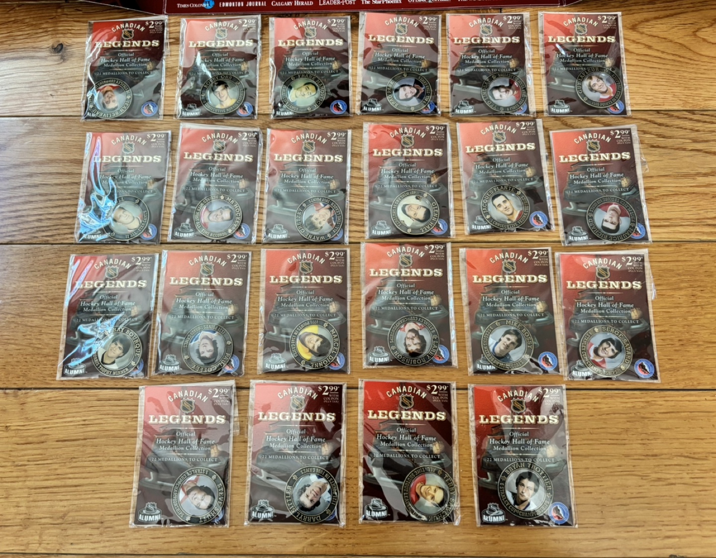 Canadian NHL Legends-22 Medallion Collection - photo 5