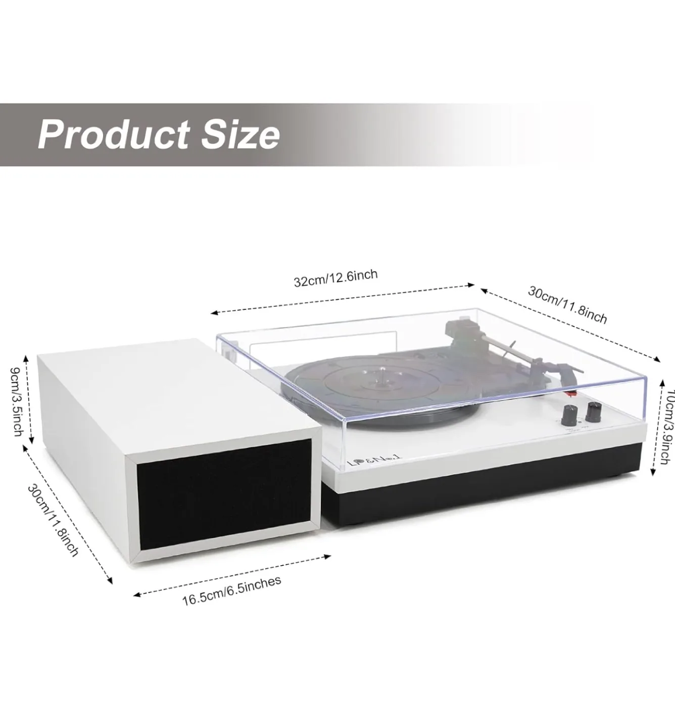 LP&No.1 Modern Vintage Turntable image indicator(2)