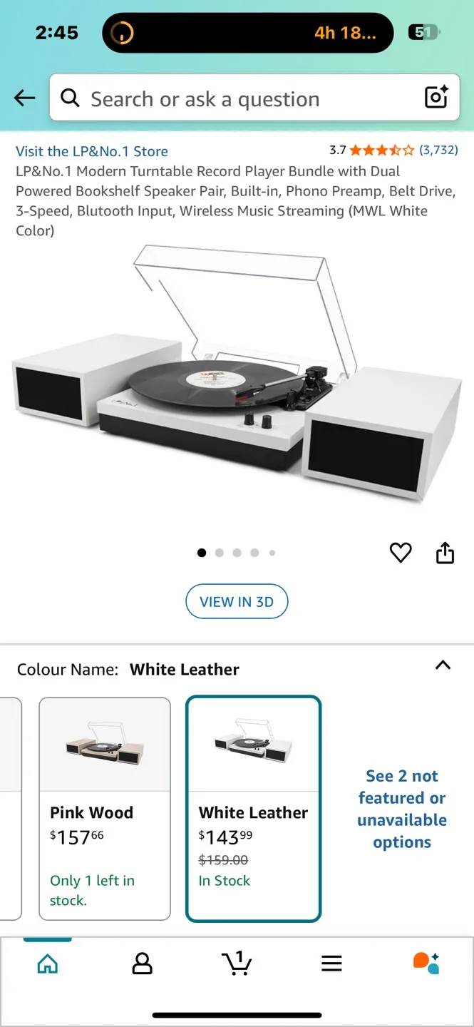 LP&No.1 Modern Vintage Turntable image indicator(3)