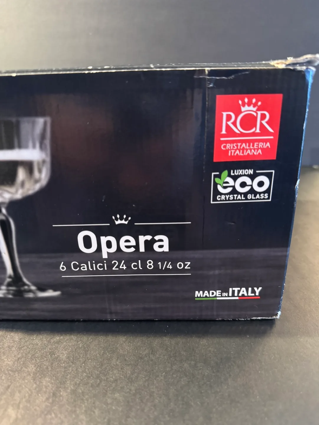 Set of Six Crystal Champagne Coupes image indicator(7)