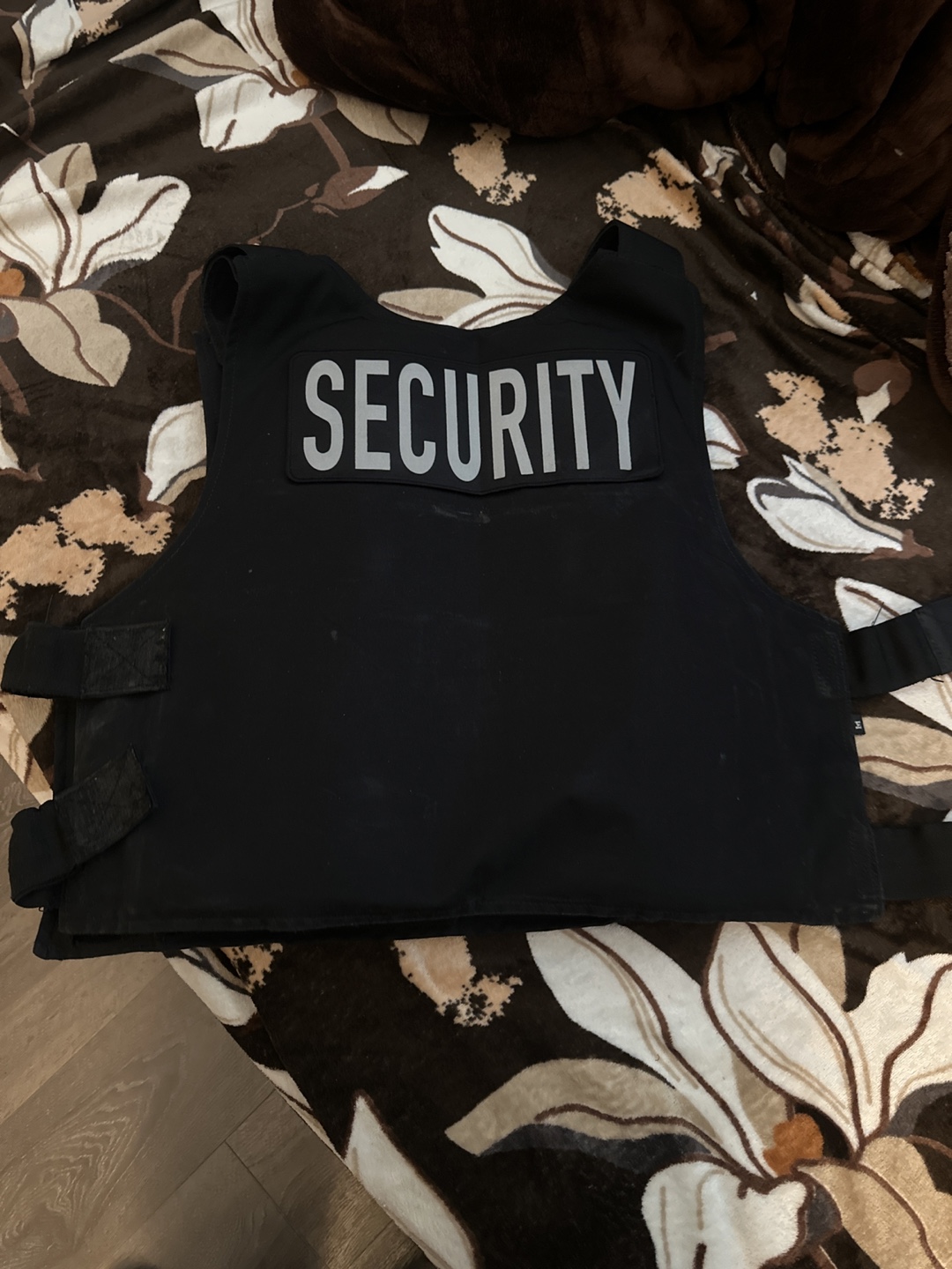 Black Security Tactical vest with built-proof plates . - photo 2