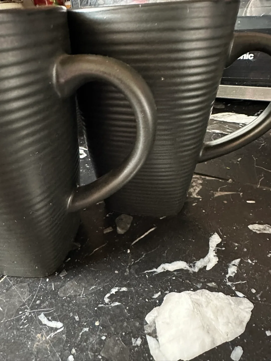 Set of Four Adriatic Blue Ceramic Mugs image indicator(8)