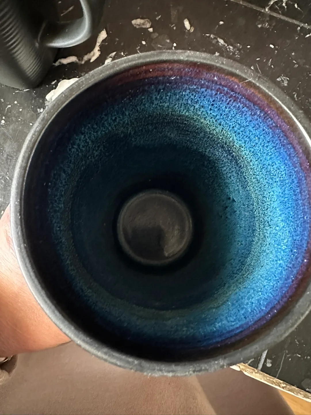 Set of Four Adriatic Blue Ceramic Mugs image indicator(6)