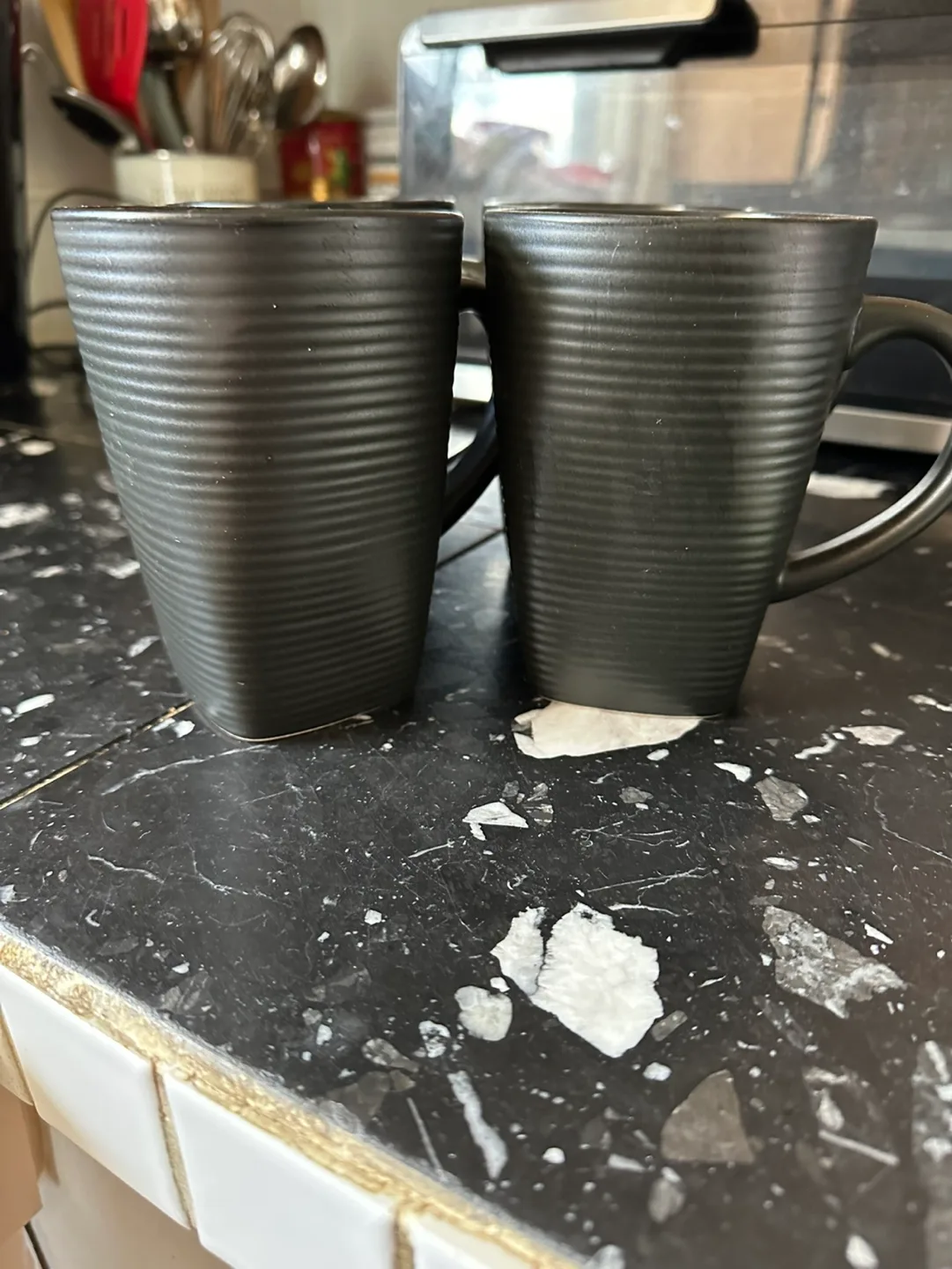 Set of Four Adriatic Blue Ceramic Mugs image indicator(10)