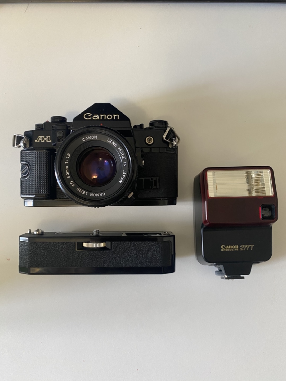 Canon A-1 35mm Film Camera with 50mm Lens