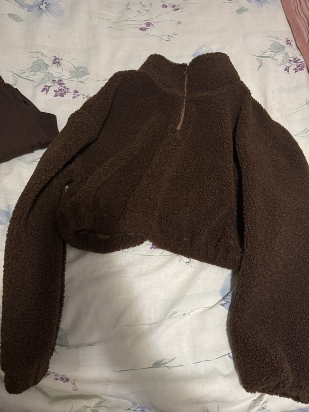 SHEIN Maternity 3-Piece Set: Brown Thermal-Lined Sports Outfit - photo 2