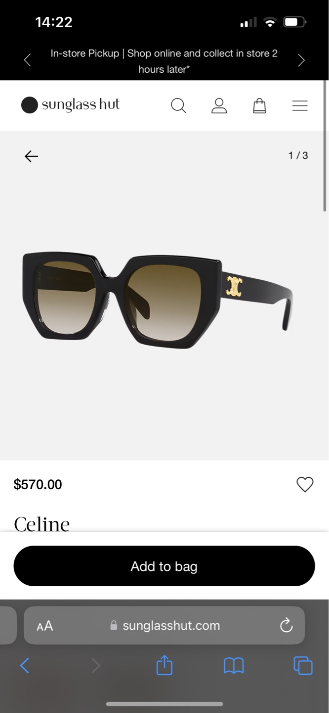 Celine Sunglasses & Brown Leather Wallet - photo 3