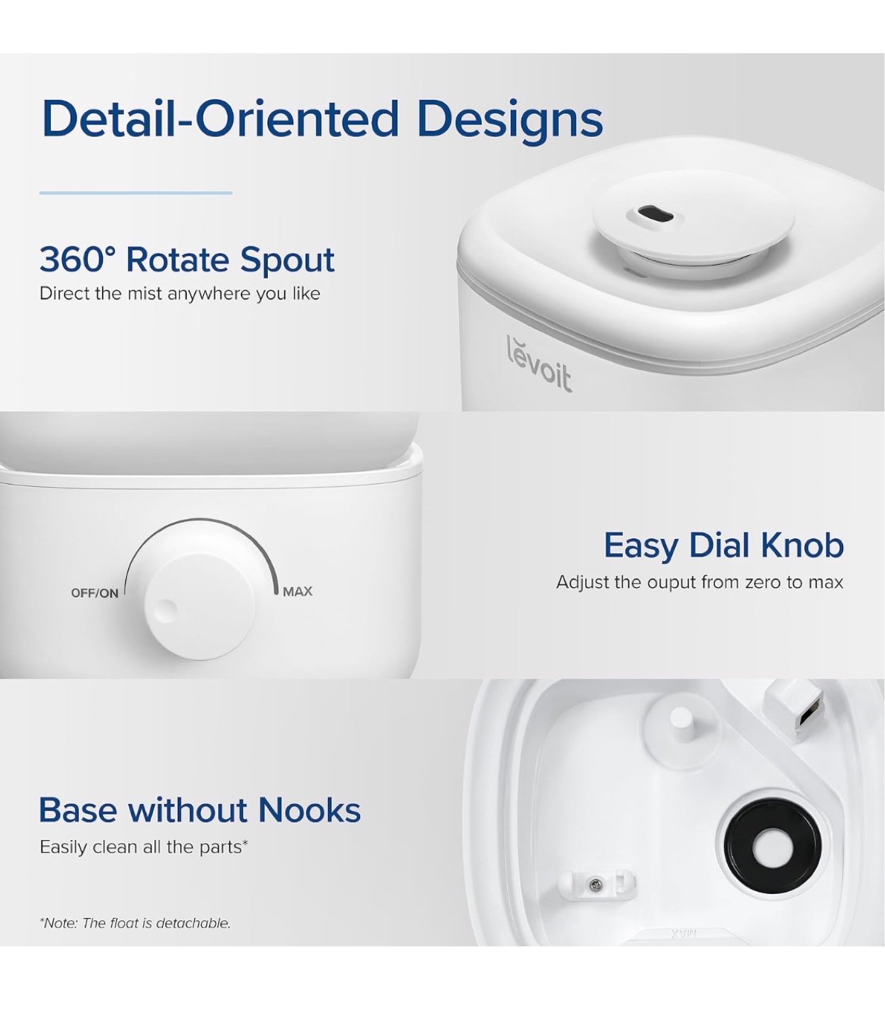 Levoit Top-Fill Humidifier - Whisper-Quiet Operation - photo 4